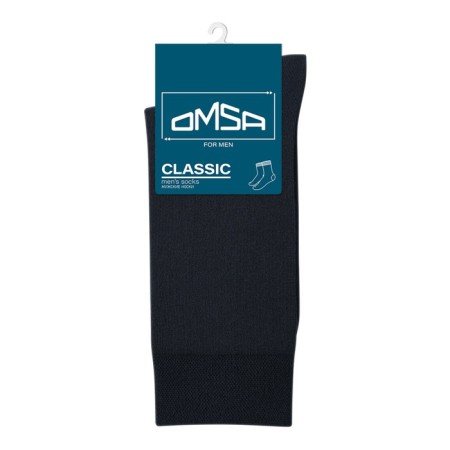 Male socks Omsa Classic, size 36-38, BLU color