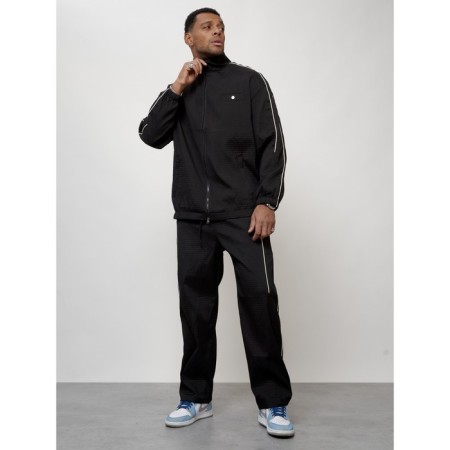 Sports suit men's, size 56, black color-9