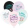 Shar Latex 12 "Happy Birthday", Boho, Pastel, set of 50 pcs., Mix