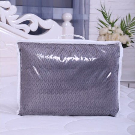 Placed Kolette, 180x200cm, Gray, Velsoft 270g/m, polyester-5