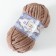 Yarn "Velluto" 100% micropoliester 68m/100g (329 tobacco-brown)