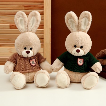 Soft toy "Hare", in a sweater, 25 cm, color mix-4