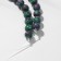 Beads on threads Shar No. 6 “Tourmaline”, 60 beads