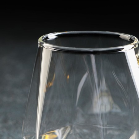 Set for drinks made of glass Magistro "Ice", 5 items: jug 1.6 liters, 4 circles 300 ml-6