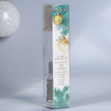 New Year! Diffusor Aromatic sticks "New Year's collection: happiness in the new year", green tea, 10 ml-6