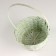 Wicker basket, d20x10xh33cm, green, bamboo
