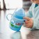 Children's stroke with solid nose "Son", 150 ml., With handles, blue color