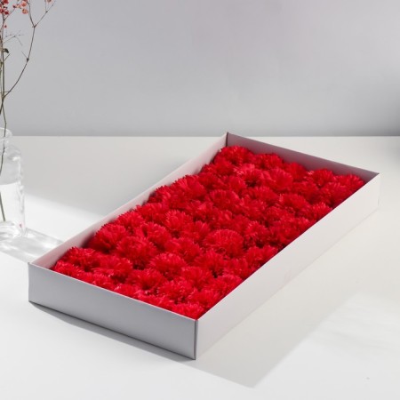 Soap petals "Budhouses of cloves. Red" 6x6x5 cm-2