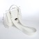 Women's bag Textura, messenger, average size, white color