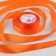 Satin tape, 25 mm × 23 ± 1 m, tangerine color №164