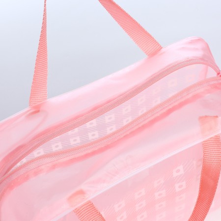 Lightning cosmetic bag, pink color-2