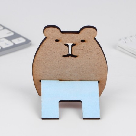 Standing for the phone "Bear", 8.1 x 12.1 cm-2