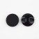 A button on midnight, d = 21 mm, the color is black