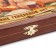 Нарды деревянные с шашками "Для Бани", настольная игра, 40 х 40 см