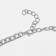 Piece "chain" heart gloss, color silver, 44 cm