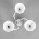 Rina chandelier 3he27 40W white-gold 44x44x17.5 cm