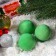 New Year's set of bathtub bombs "Red candy", Zelenny, 3 pcs of 100 g.