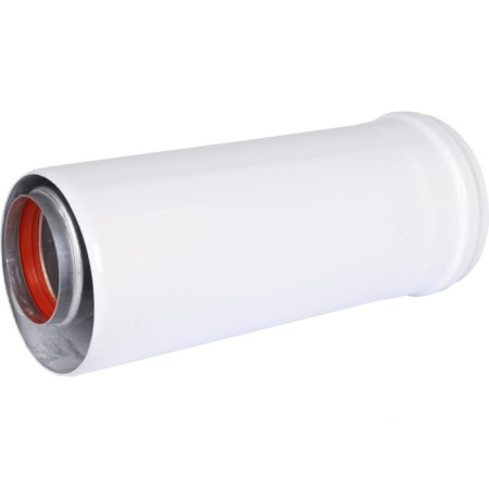 Элемент дымохода ROMMER RCA-6010-000250, удлинитель, d=60/100 мм, коакс раструбн, L=250 мм-2