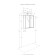 Half -down cabinet Aquaton Scandil, white color, oak Verona