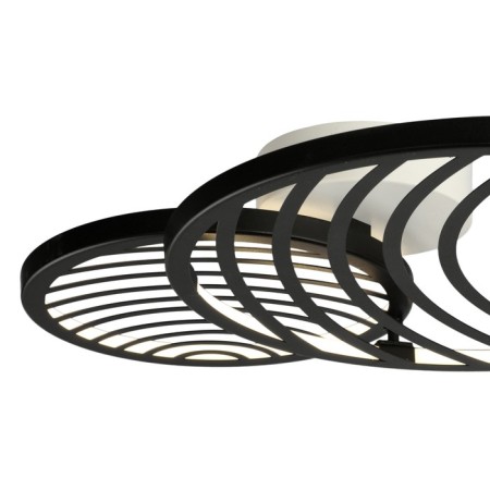 The lamp wall-flowing mantra collage, LED, 3000LM, 3000K, 560x102x400 mm, black color black-4