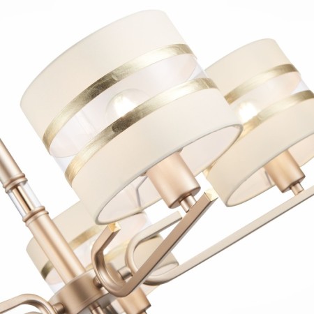 Ceiling EVOLUCE lamp. Sle300203-05. Almese. 5x40 watts, E14, 66x66x58 cm, Shampan-4