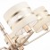 Ceiling EVOLUCE lamp. Sle300203-05. Almese. 5x40 watts, E14, 66x66x58 cm, Shampan