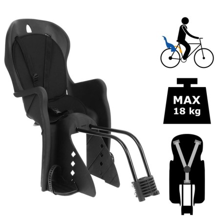 Rear bell bQ-5A, fastening on the frame, black color