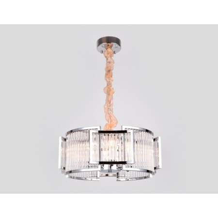 Crystal chandelier with Ambrella Light, Traditional, TR5366, E14, Color Chrome-2