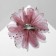 Brooch-stroke textile "flower" echinacea, burgundy color
