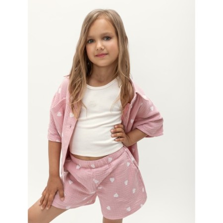 Muslim children's costume Amarobaby Easy, height 116 cm, pink color-12
