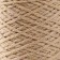 Knitting cord without core 70% cotton, 30% polyester 1mm 200m/65 ± 10g (38-light-bezhev)