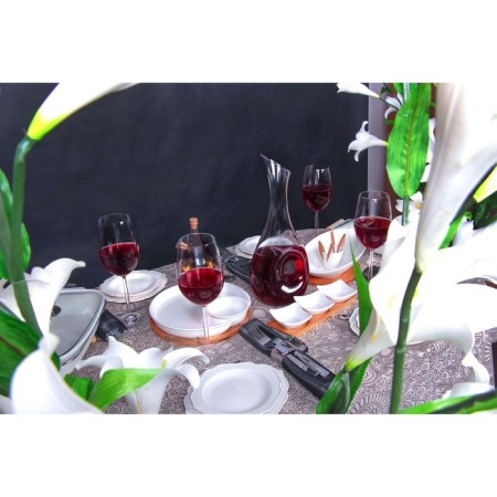 Glass decanter for the wine Magistro "Rining", 1.1 l, 15.5 × 10 × 36 cm-6