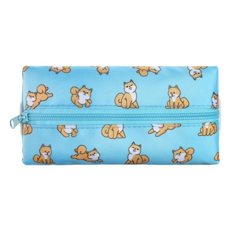 Penal is soft, 1 compartment, 95 x 200 mm, flat, pm-shp28 corgi, with an elastic band for a notebook,-4