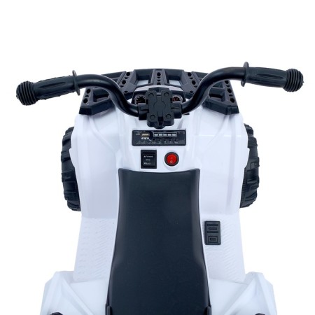 Electric car "Quadrik", white color-5