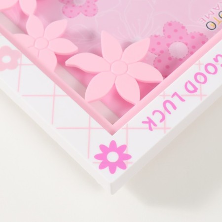Photo frame plastic 13x18 cm "Flower" pink 23x2x18 cm-2