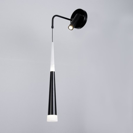 Bra "Amadeus" 2xled 6W+3W 4000k black 12x12x70cm-1