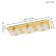 Lamp Vicaro 1, 3x2.5W LED, 3000K, 540LM, Color Gold
