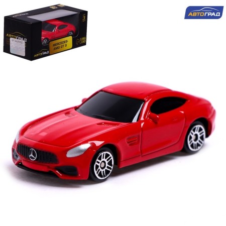 Metallic machine Mercedes-amg gt s, 1:64, red color