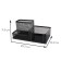 Chancellery trifle stand 3 compartments, mesh, black