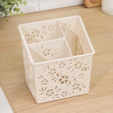 The stand is universal, beige color