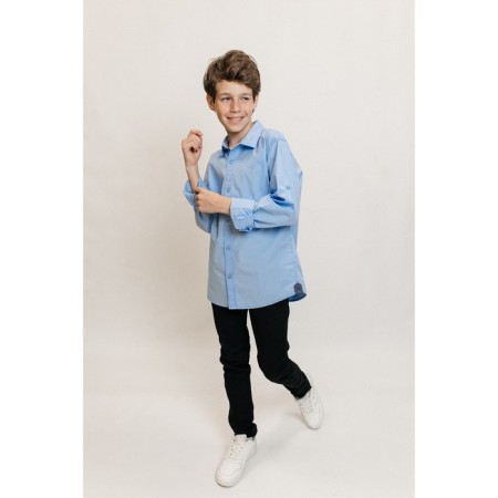 Surchachka upper for ISee boys, height 110-116 cm, blue color-11