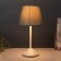 Eleanor desktop lamp 1x15W E27 White/turquoise 22x22x42cm Risalux