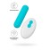 Vibroopul A-Toys TNIM, 6.5 cm, silicone, blue color
