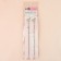 Decorative straps with rhinestones, metal fittings, 3 mm, 45 cm, steam, silver color