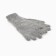 Women's gloves minku, gray color, 25 cm