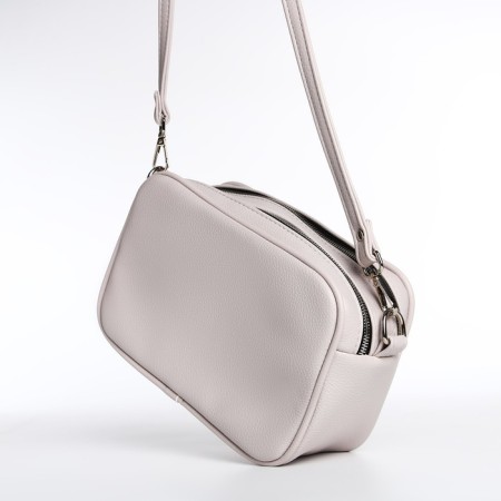 Women's bag over the shoulder Textura, small size, beige color-2