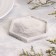 Sumper "Hexagonnik. Marble" from gypsum, 9.7x1.3x1cm, marble with black stripes