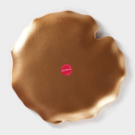 Fruit dish of the Dolyan "Link", 30 × 30 cm, the color of the gold-4
