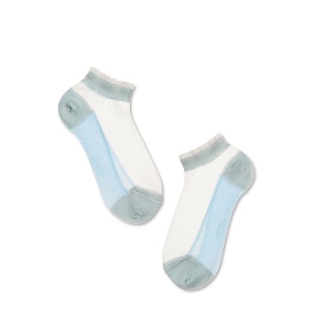 Women's socks CONTE Elegant Active, size 23, light blue color-1