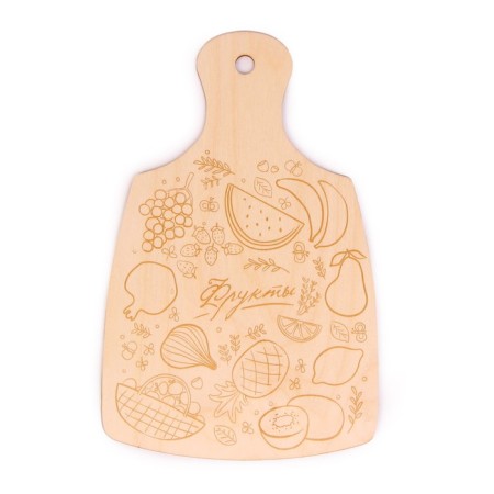 Burning board "Fruits" cutting board-2